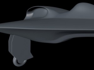 rq170 sentinel drone Model 3D