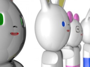 japanese style kawaii figures 3D Model