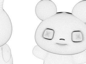 japanese style kawaii figures Modello 3D
