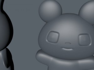 japanese style kawaii figures Modello 3D