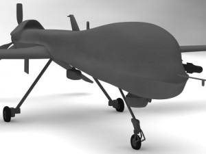 predator type drones Modelo 3D