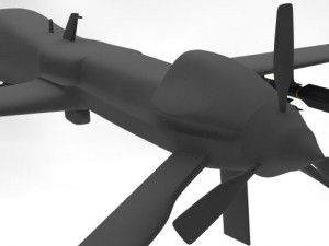 predator type drones Modelo 3D