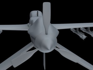 predator type drones Modelo 3D