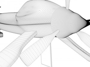 predator type drones Modelo 3D