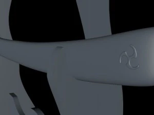 samurai katana with case and stand 3D Model