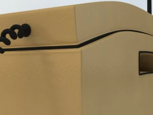 retro mobile brick phone 3D Model