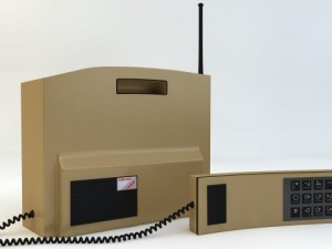 retro mobile brick phone 3D 模型