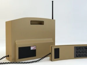 retro mobile brick phone 3D Model