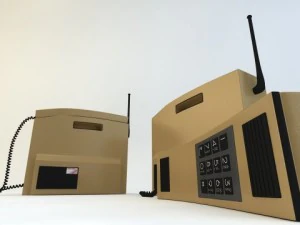 retro mobile brick phone 3D Model