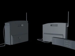 retro mobile brick phone 3D Model