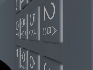 retro mobile brick phone 3D Model