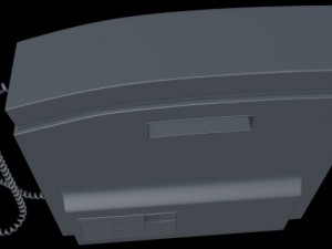 retro mobile brick phone 3D 模型