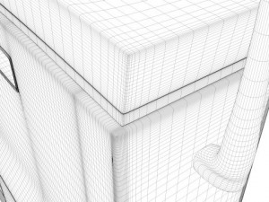 retro mobile brick phone 3D 模型