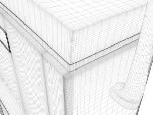 retro mobile brick phone 3D Model