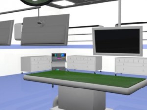 high tech operation room 3D Model