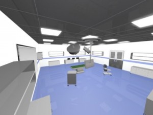 high tech operation room 3D Модель