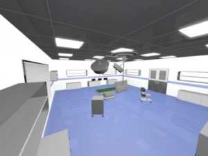 high tech operation room 3D Model