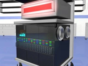 high tech operation room 3D Model