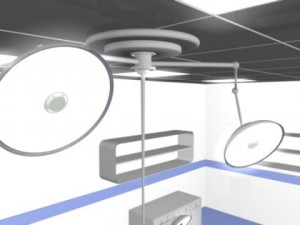 high tech operation room 3D Модель