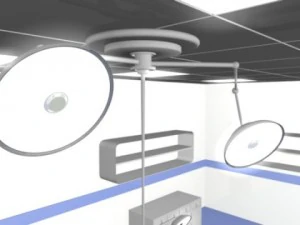 high tech operation room 3D Model