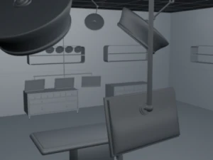 high tech operation room 3D Model