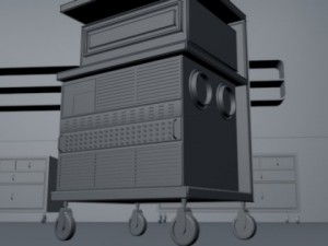 high tech operation room 3D Модель