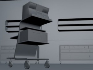 high tech operation room 3D Модель