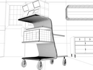 high tech operation room 3D Model