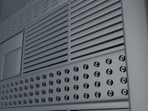cpu server rack unit Modelo 3D