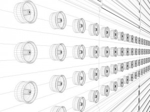 cpu server rack unit Modelo 3D