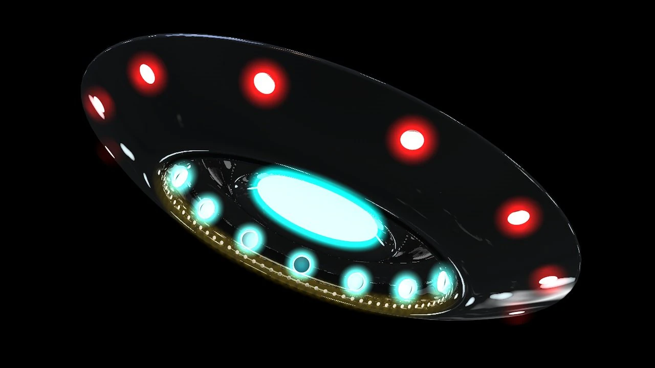 ufo 3D Model .c4d .max .obj .3ds .fbx .stl .blend 
