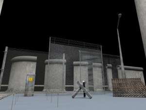 berlin wall package Modello 3D