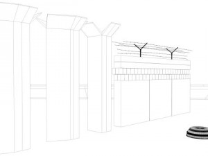 berlin wall package Modello 3D