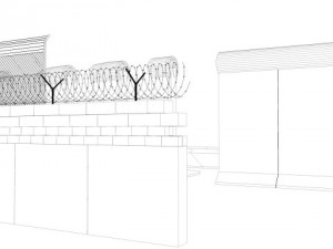 berlin wall package Modello 3D