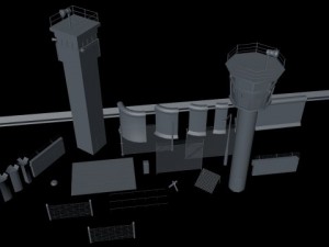 berlin wall package Modello 3D