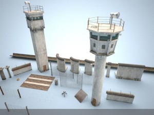 berlin wall package Modello 3D