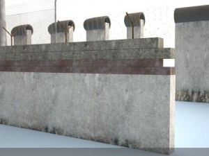 berlin wall package Modello 3D