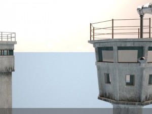 berlin wall package Modello 3D