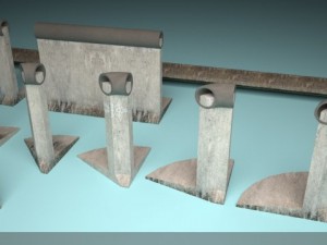 berlin wall package Modello 3D