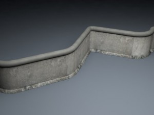 berlin wall package Modello 3D