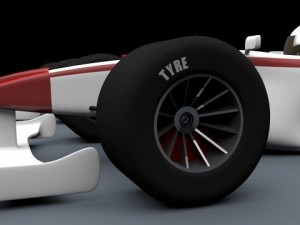 formula 1 type car 3D Model