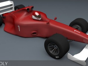 formula 1 type car 3D Model