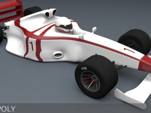 formula 1 type car 3D Model