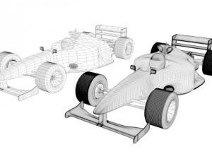formula 1 type car 3D Model
