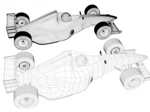formula 1 type car 3D Model
