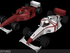 formula 1 type car 3D Model