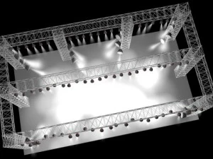 concert stage 3D Model