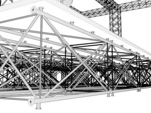 concert stage 3D 모델