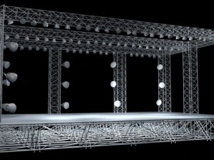 concert stage 3D Model
