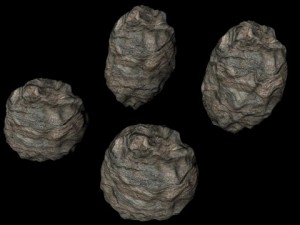 asteroids 3D 모델